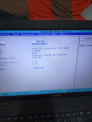 Toshiba Satellite Pro Portátil Negro