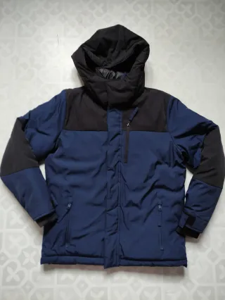 Chamarra Hollister Talla S Azul y Negro