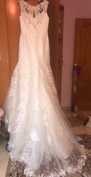 Vestido de Novia Encaje Blanco