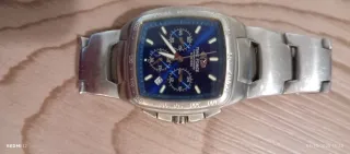Reloj Time Force Cronógrafo Azul y Plateado