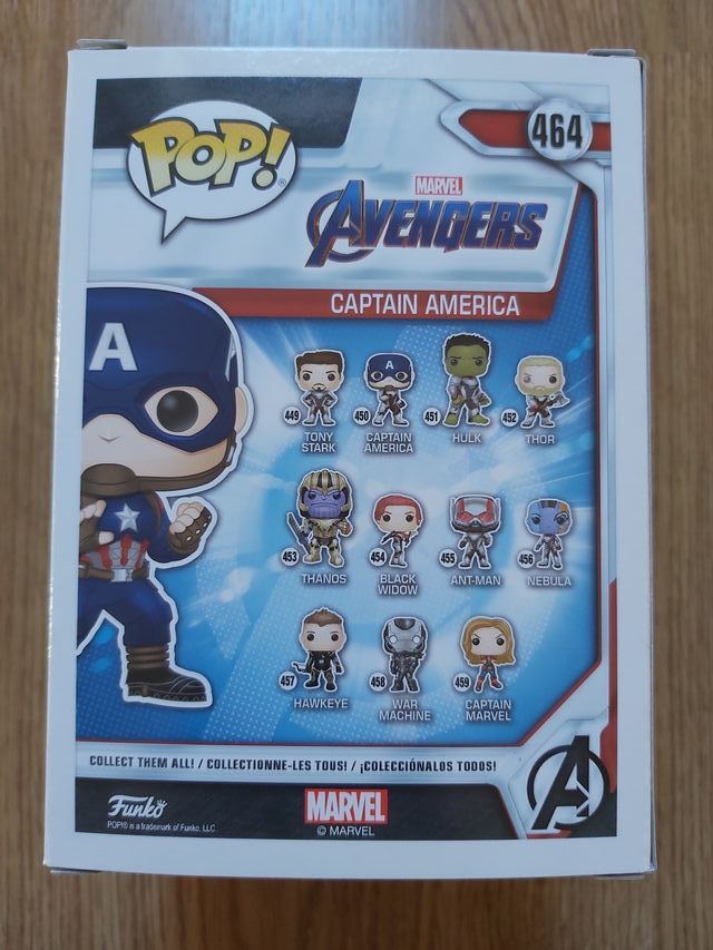 Funko Pop Captain America #464 Edición Especial