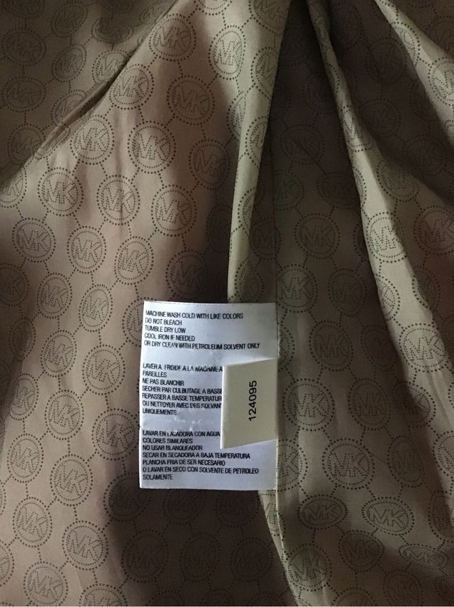 Gabardina Michael Kors Roja Talla XS/S