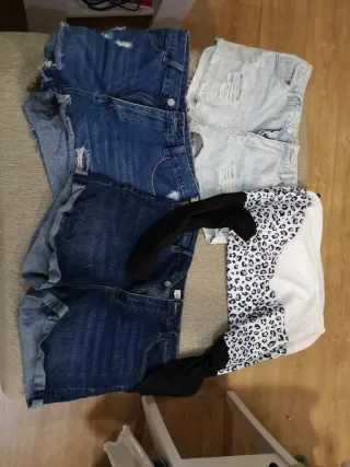 Pack 3 Shorts y camiseta Mujer