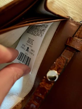 Bolso Clutch Scalpers Triple Posición Marrón
