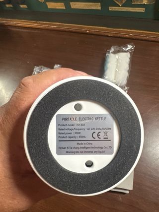 Hervidor Agua Electrico 500ML, calentar Leche café