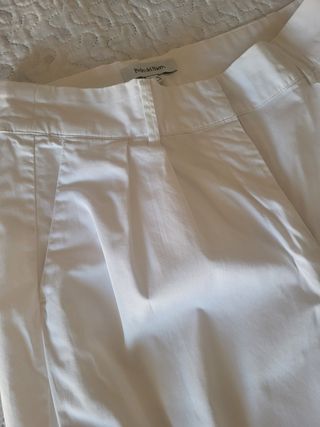 Pantalón Pedro de Hierro blanco con pinzas