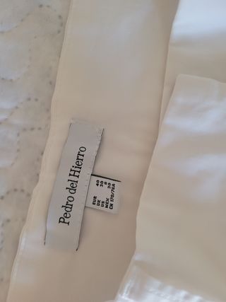 Pantalón Pedro de Hierro blanco con pinzas