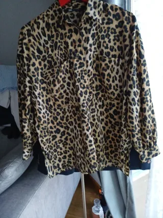 Camisa Zara Estampado Animal