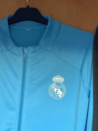 Chándal Real Madrid Adidas Azul y Gris