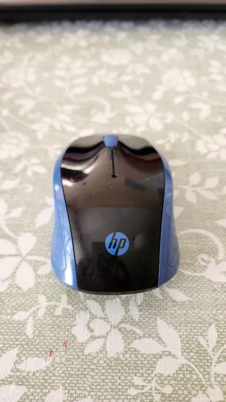 Ratón inalámbrico HP azul y negro