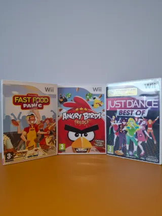 Lote de 3 juegos para Wii