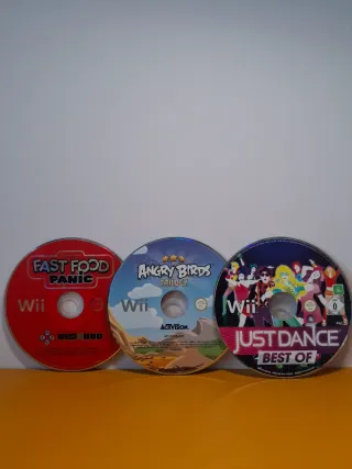 Lote de 3 juegos para Wii