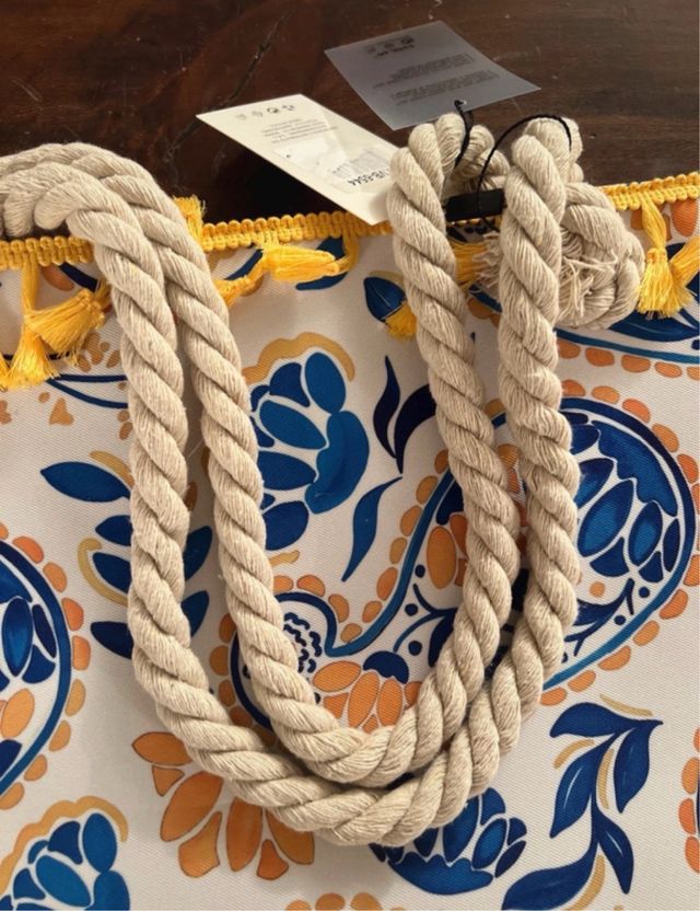 Borsa mare con fantasia paisley