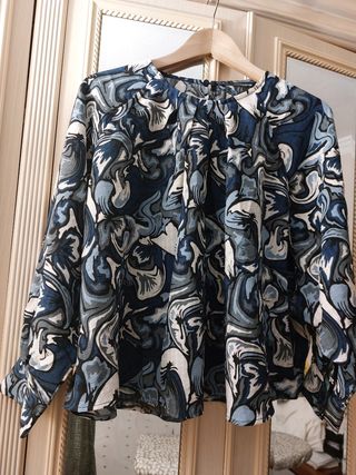 Blusa Sfera Estampada Talla M