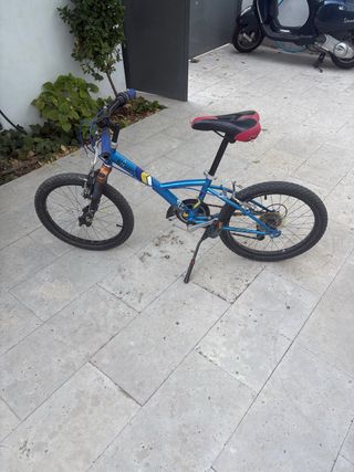 Bici infantil Decathlon 20 azul
