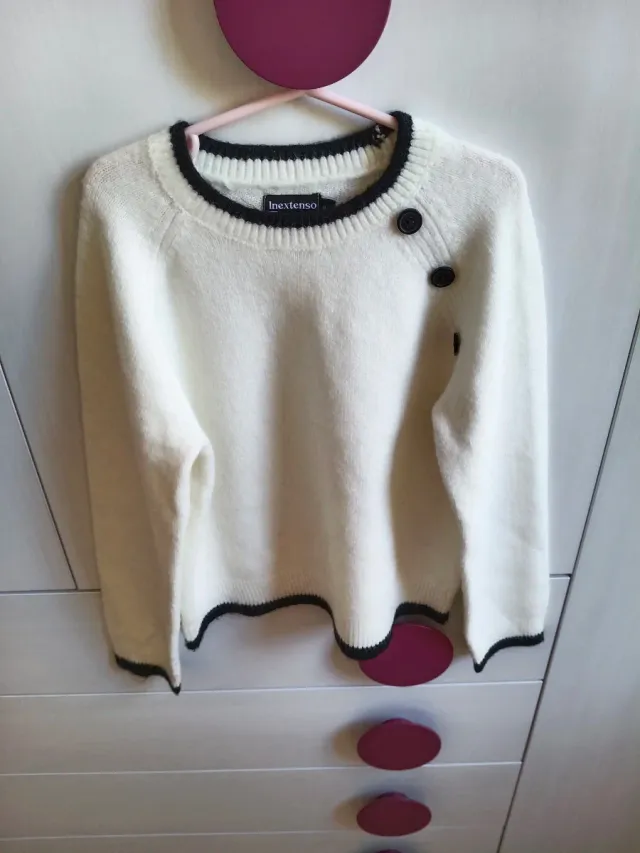 Jersey crudo y negro 8 años