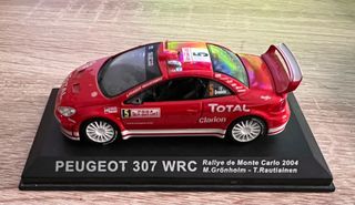Miniatura Peugeot 307 WRC Rally Monte Carlo 2004