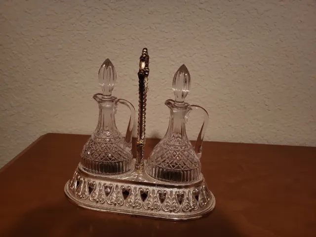 Vinagreta y Aceitera Vintage