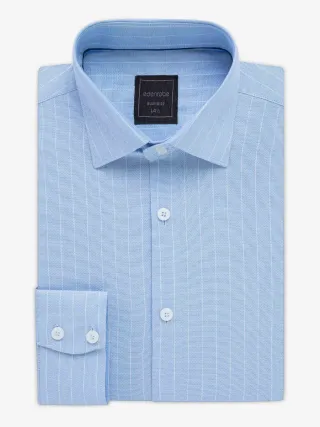 Camisa de vestir Edenrobe azul rayas talla M
