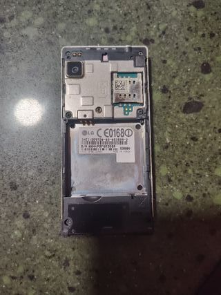 Teléfono LG Negro/Plateado