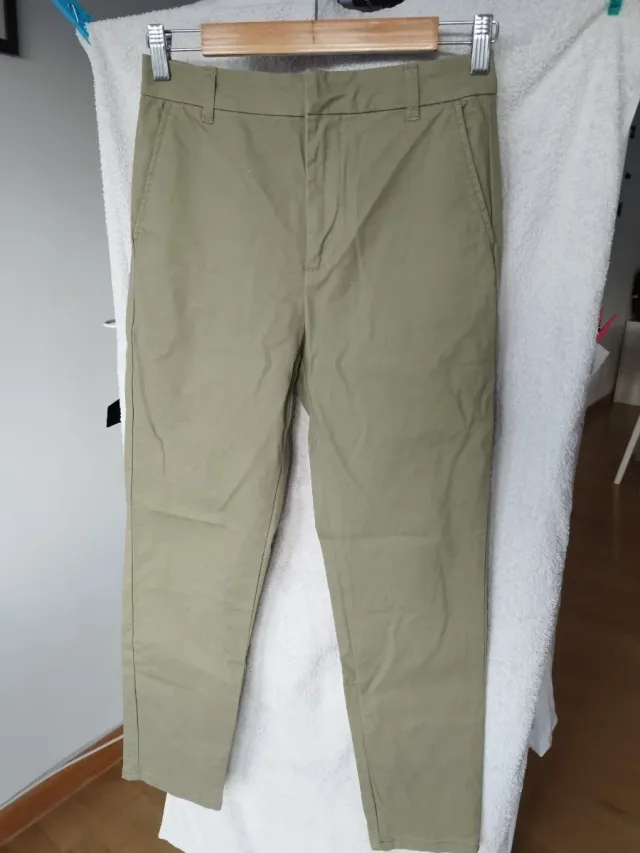 Pantalón de vestir verde oliva