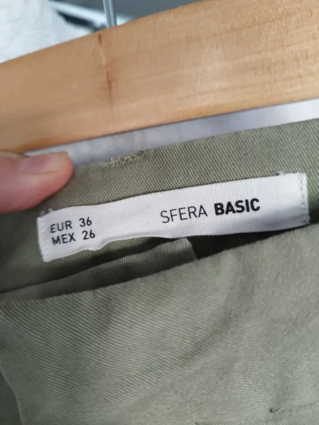 Pantalón de vestir verde oliva