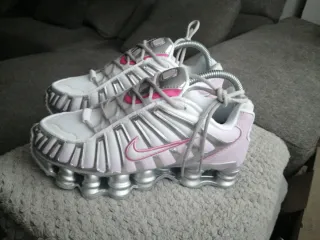 Nike Shox TL Mujer Rosa Blanco