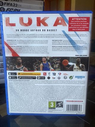 2️⃣ Juego PS5 NBA 2K22  1️⃣5️⃣€