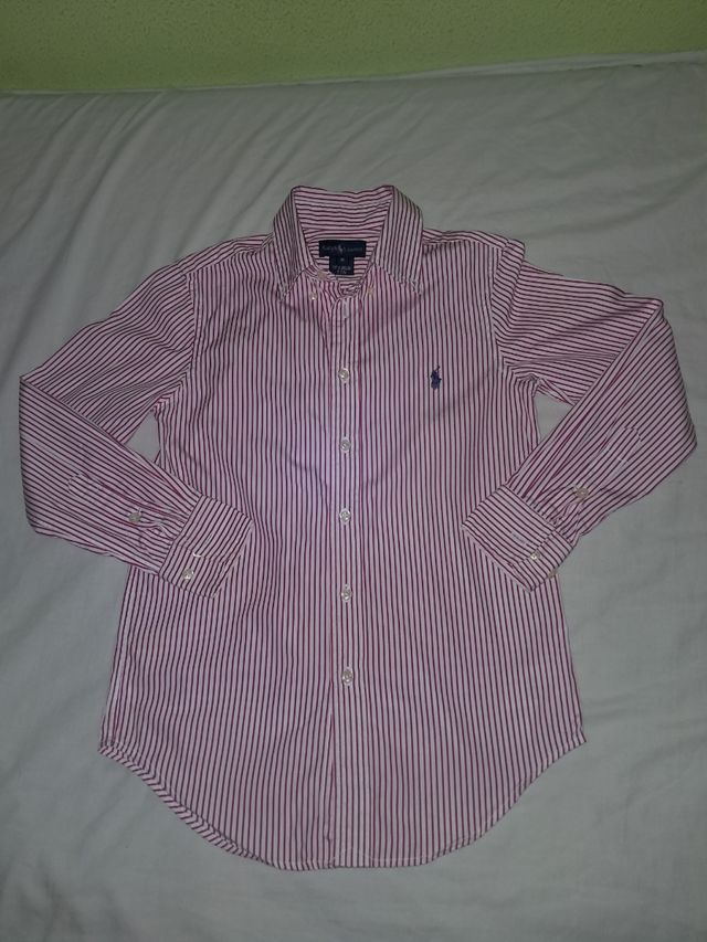 Camisa Ralph Lauren Rayas Niño Talla 10