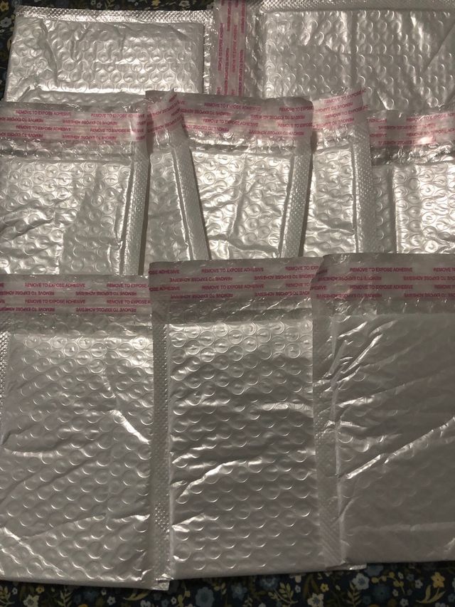 25 buste protettive a bolle d'aria