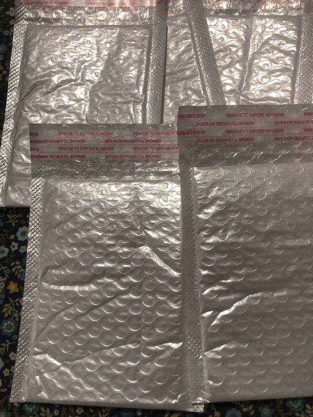 25 buste protettive a bolle d'aria