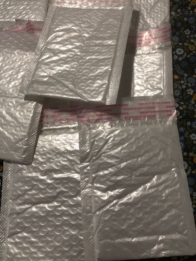 25 buste protettive a bolle d'aria