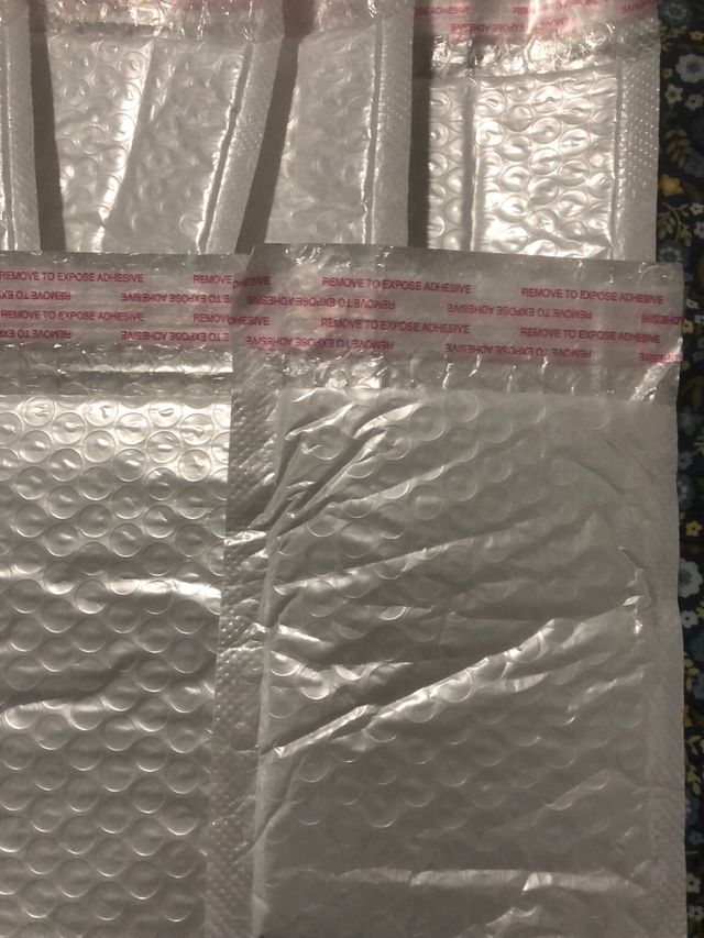 25 buste protettive a bolle d'aria