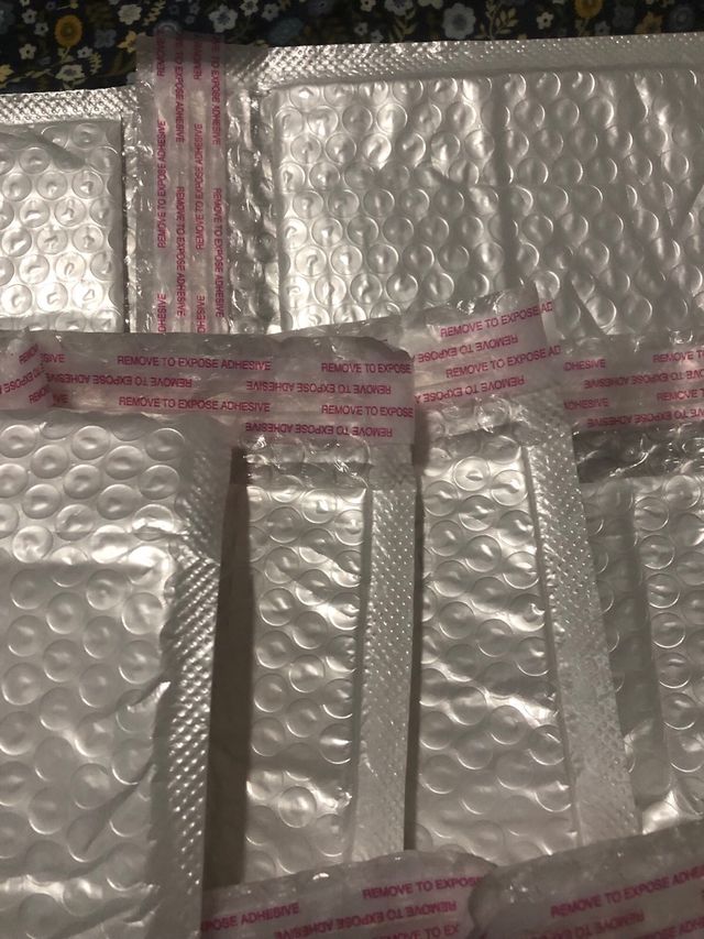 25 buste protettive a bolle d'aria