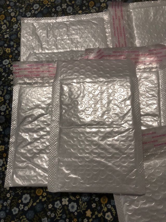 25 buste protettive a bolle d'aria