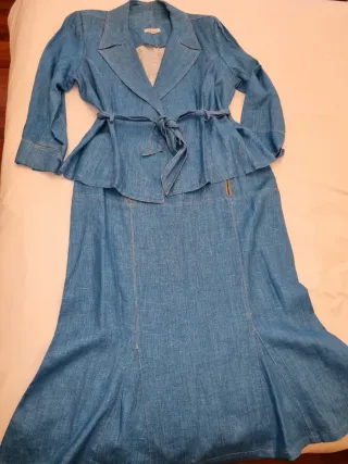 Traje de Chaqueta curvi. Estilo vaquero. 
