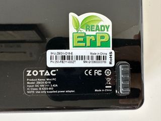 Mini PC Zotac ZBOX ID18 4GB RAM 500GB