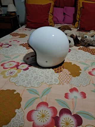 Casco Moto Blanco LEM