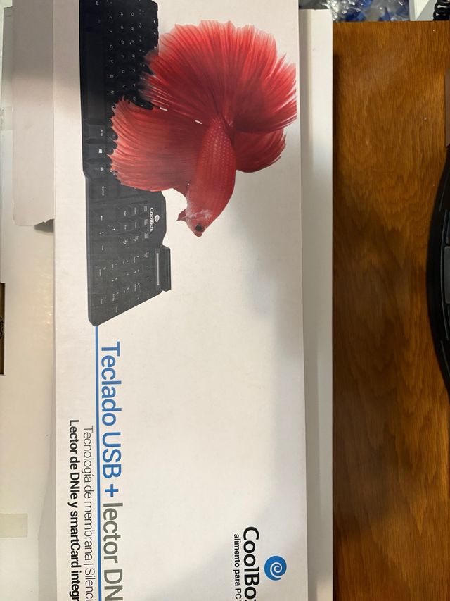 Teclado USB CoolBox con Lector DNl