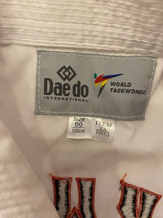 Kimono Taekwondo Daedo Blanco para niño/a