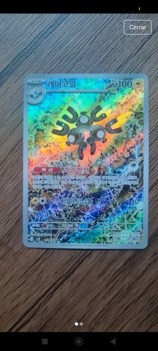 Carta Pokémon Magneton Holo Coreano