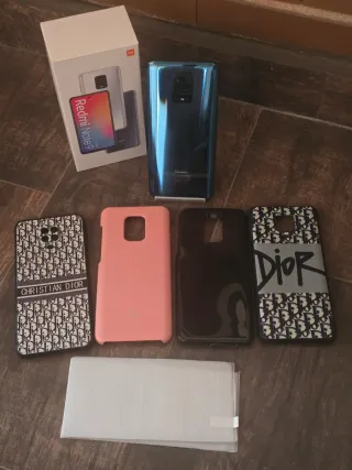 Xiaomi Redmi Note 9 Pro Azul + 4 Carcasas