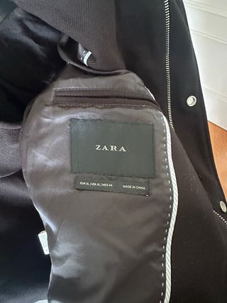 Abrigo Zara Negro Talla M