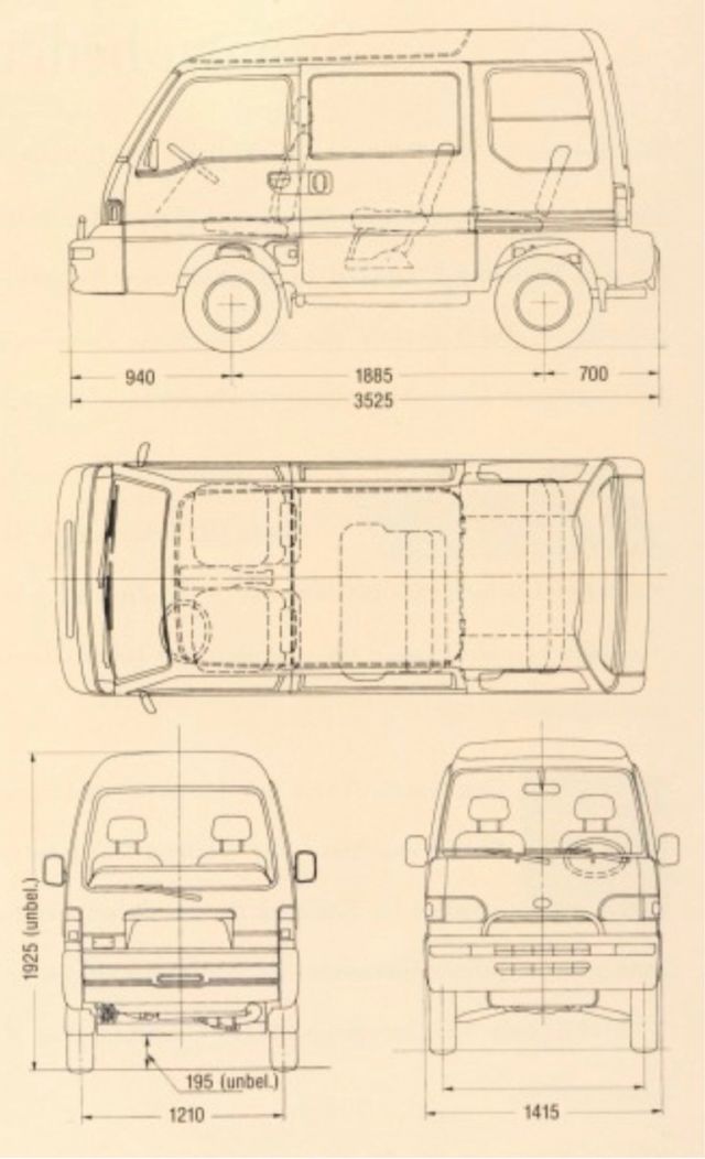 Subaru 4 WD - Libero E12