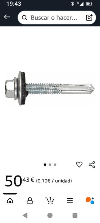 Tornillos Autotaladrantes Broca Hexagonal