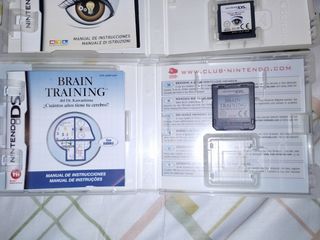 Juegos Nintendo DS Brain Training y Visual Logic
