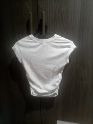 Camiseta corta blanca 
