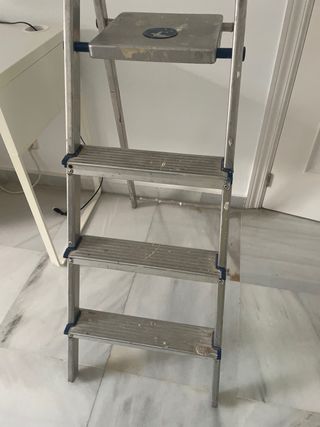 Escalera 3 peldaños aluminio