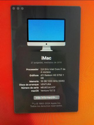 Imac 27 Apple Plata