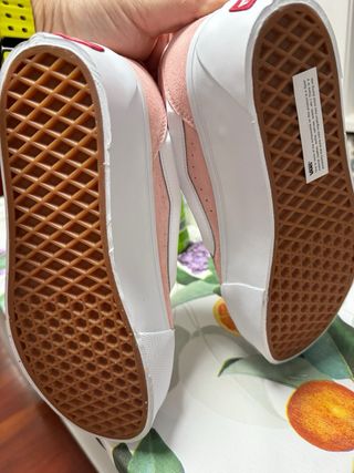 Vans Knu Stack Rosa y Blanco